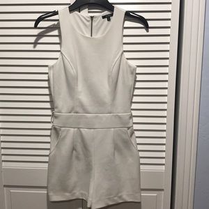 XOXO White Dressy Romper